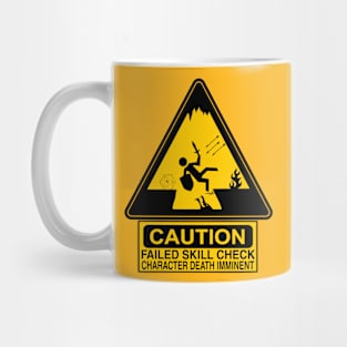 Caution: Failed Skill Check Mug